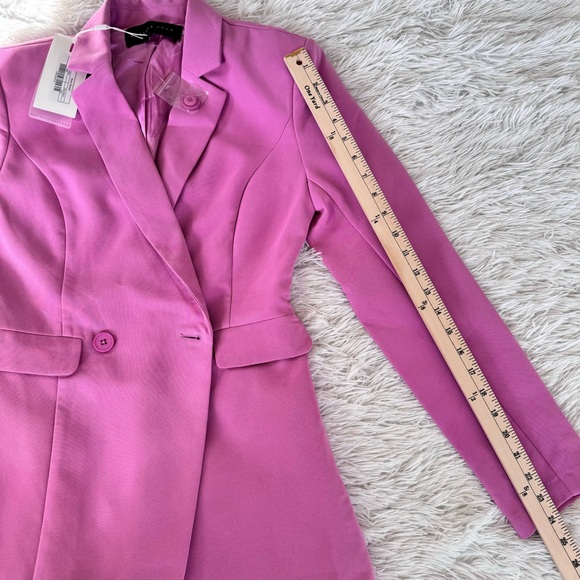 Endless Rose long sleeve blazer romper. Size 4. Color Lilac. NWT - Picture 6 of 9